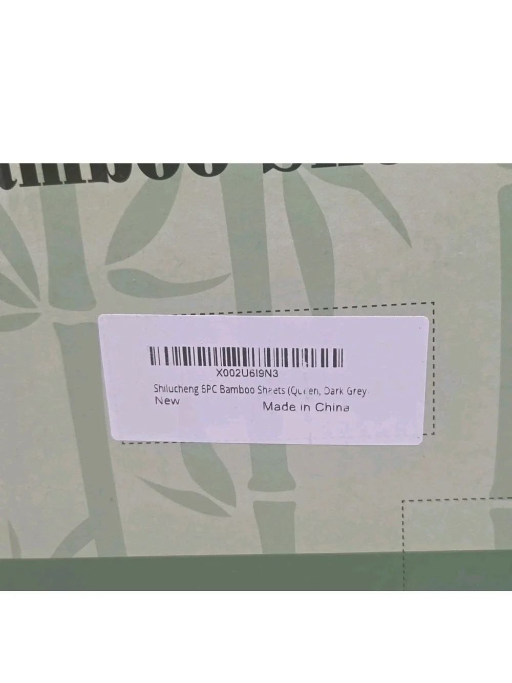 Shilucheng 5 Piece Bamboo Queen Sheets Set Dark Gray New In Box